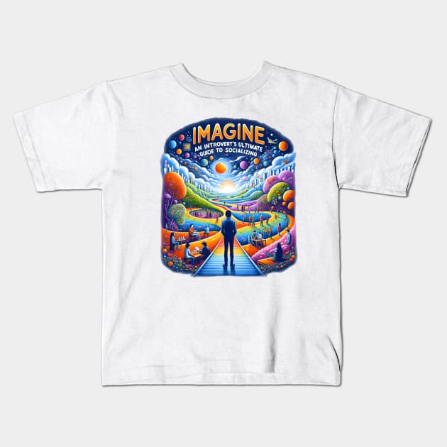 Imagine Introvert Kids T-Shirt by Kuhio Palms Press